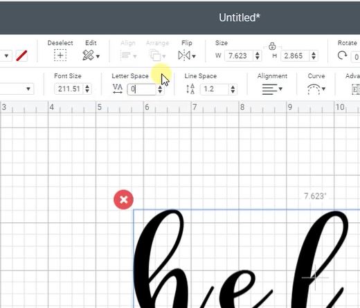connect cursive text