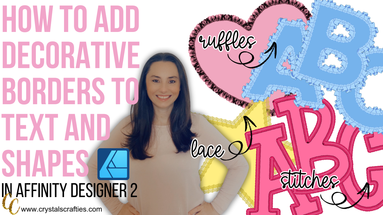 Add a Decorative Border to Text and Shapes