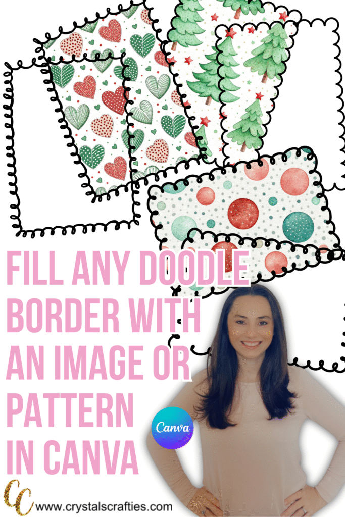 How to Fill a Doodle Border with an Image or Pattern in Canva